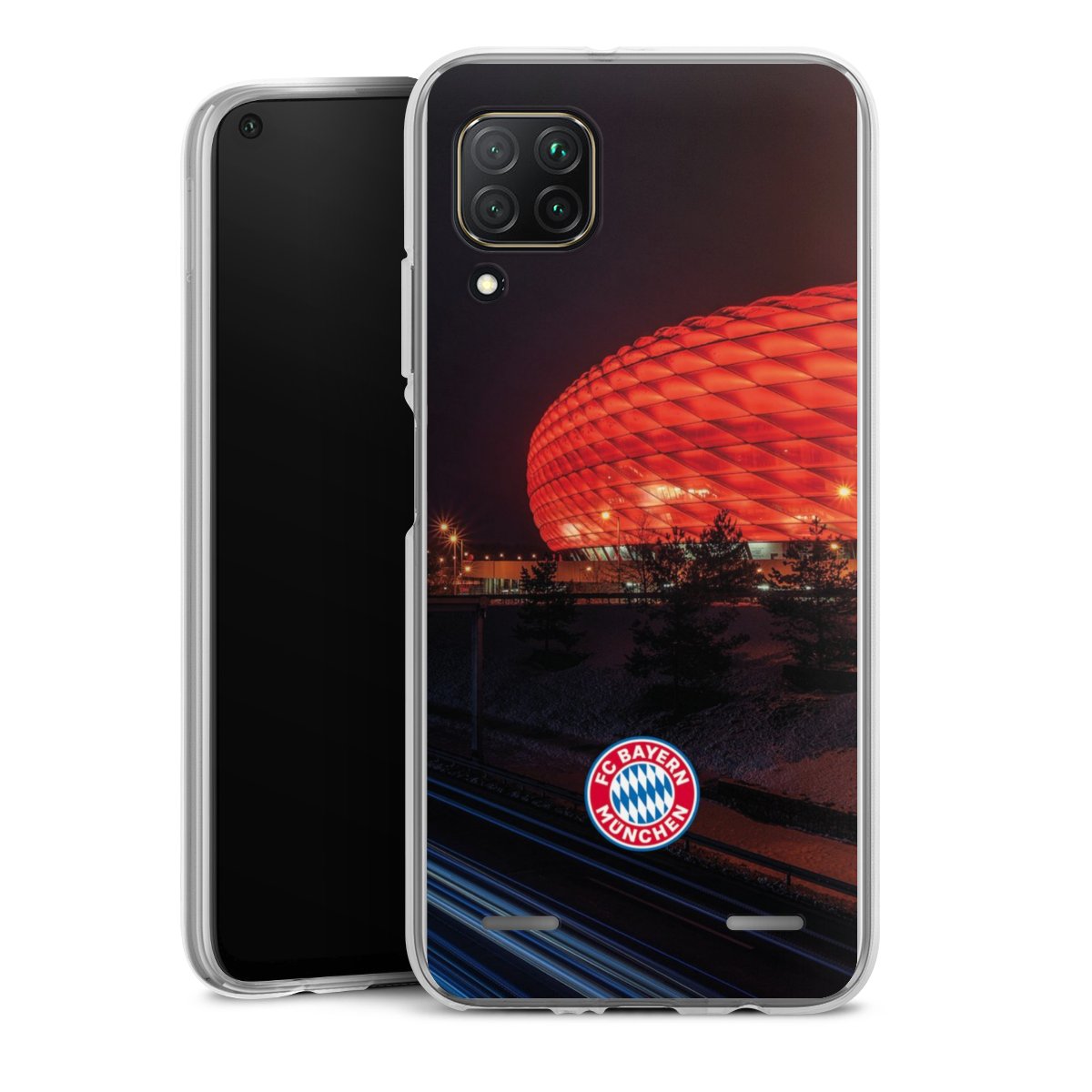 Allianz Arena bei Nacht FCB