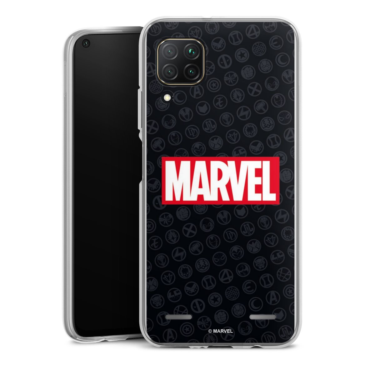 Marvel Logo Black Red 