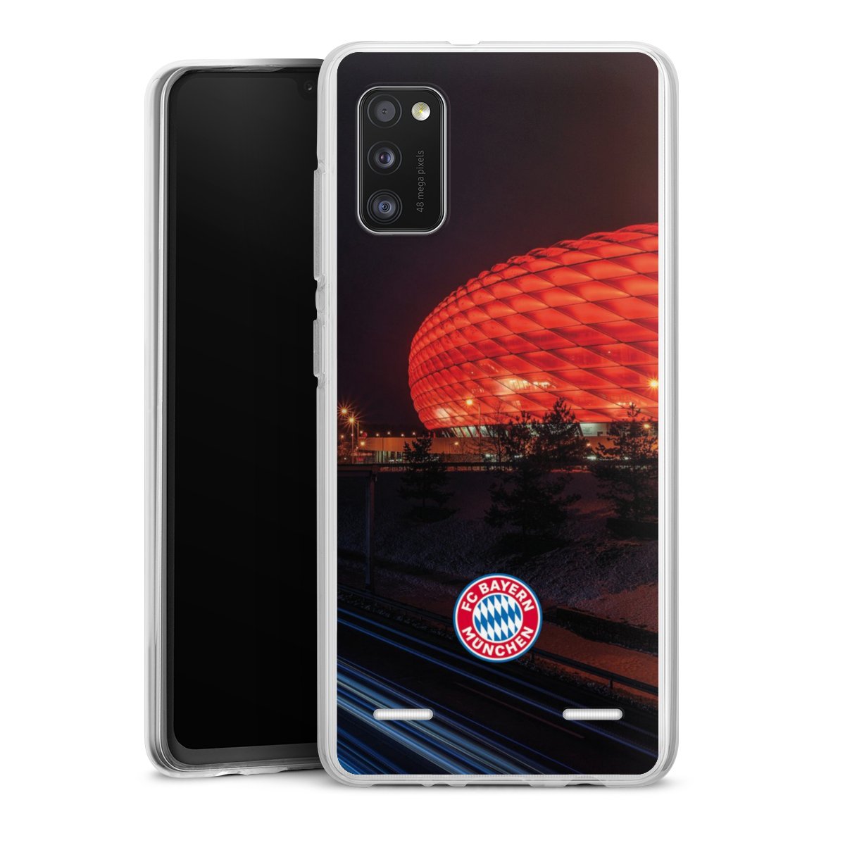 Allianz Arena bei Nacht FCB