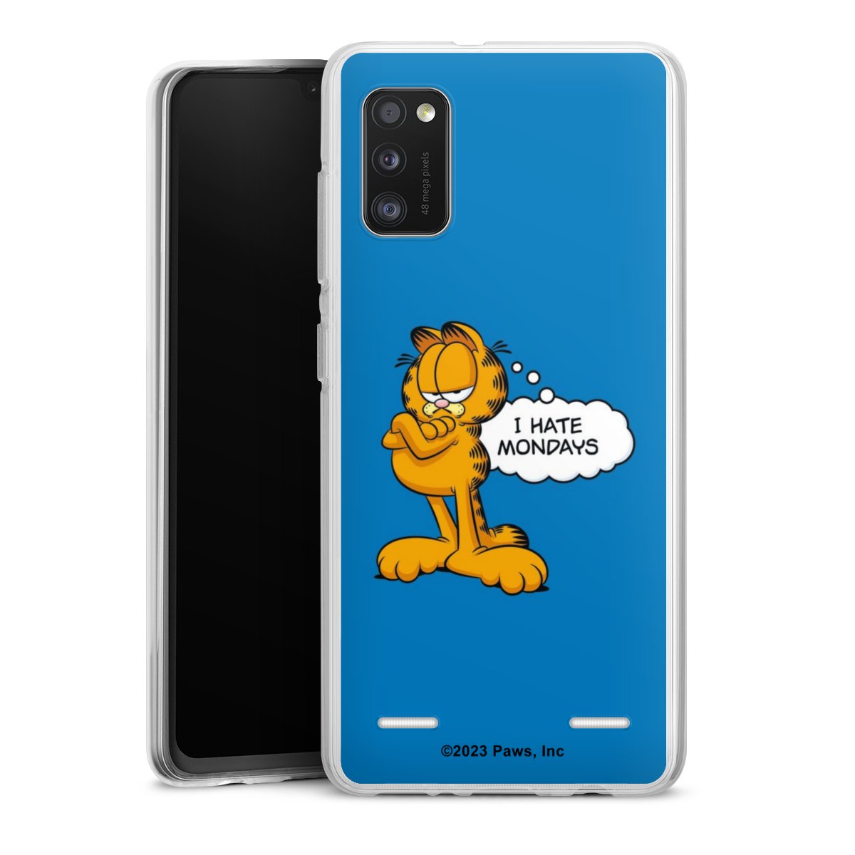 Garfield Ik haat maandagen blauw