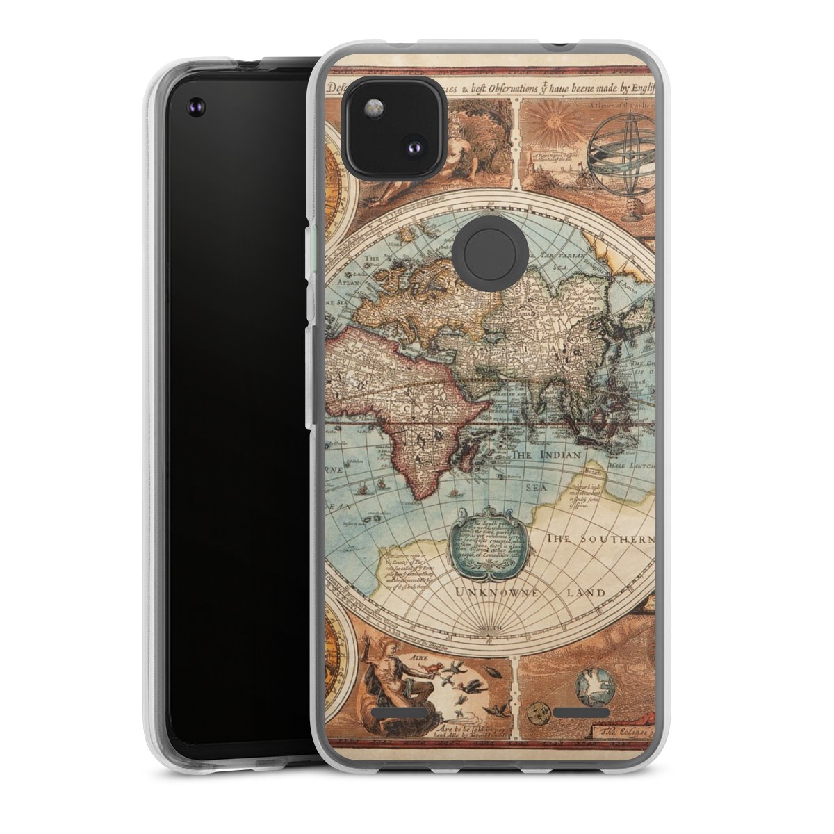 Mappa del mondo vintage