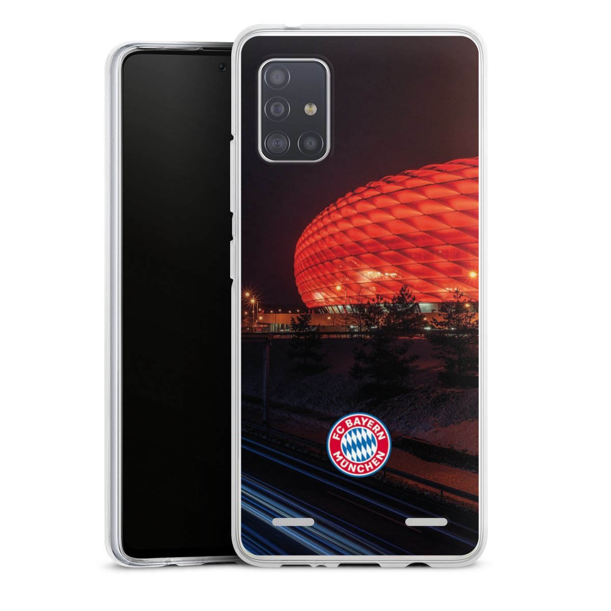 Allianz Arena bei Nacht FCB