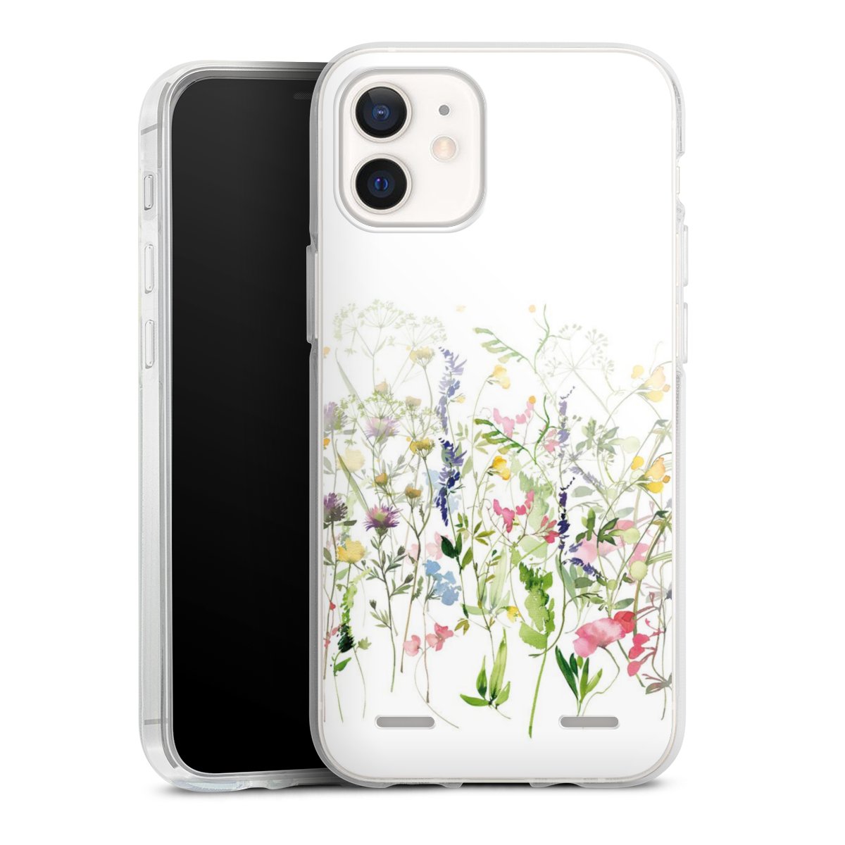 Fleurs de prairie printanières colorées