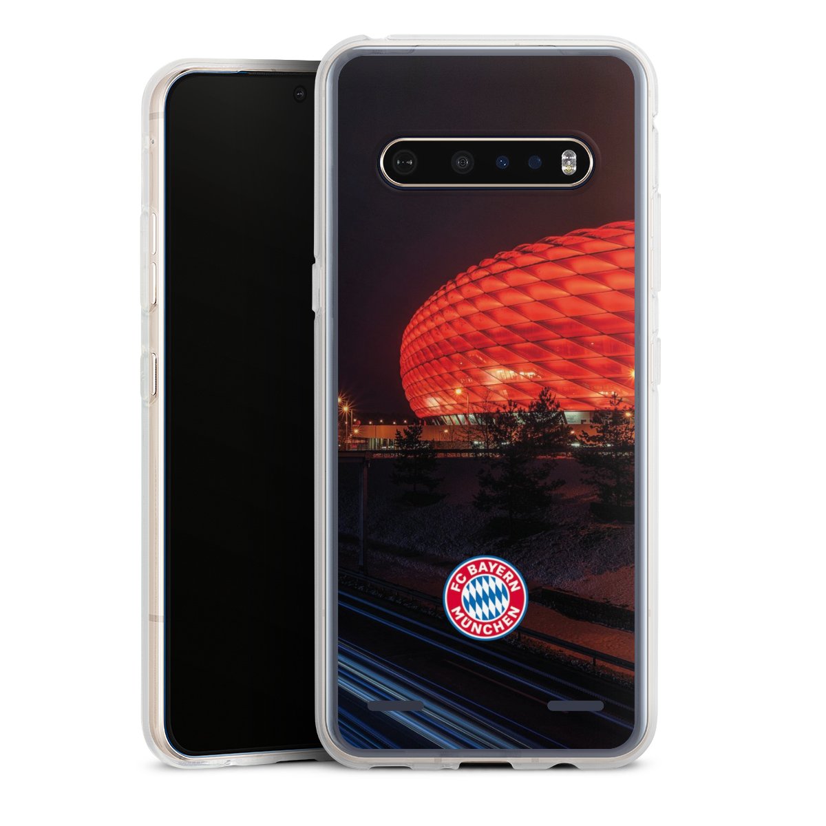 Allianz Arena bei Nacht FCB