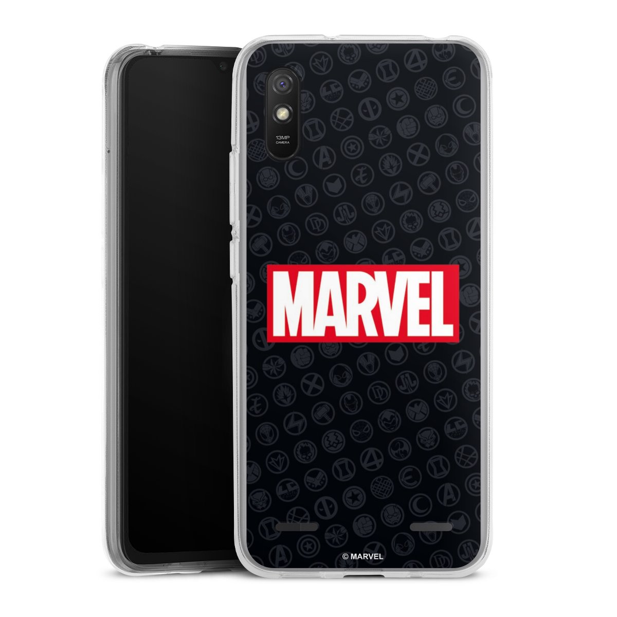 Marvel Logo Black Red 