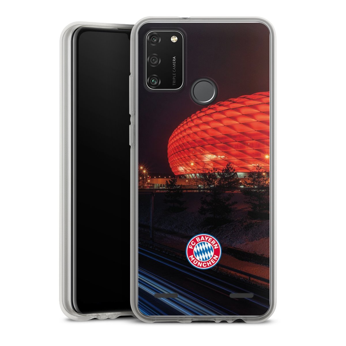 Allianz Arena bei Nacht FCB