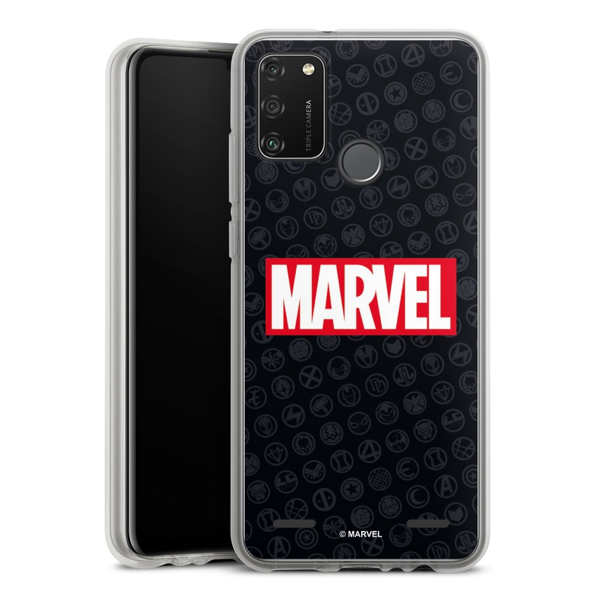 Marvel Logo Black Red 