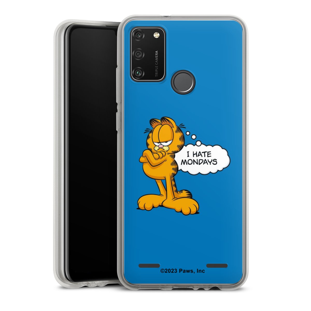 Garfield Ik haat maandagen blauw