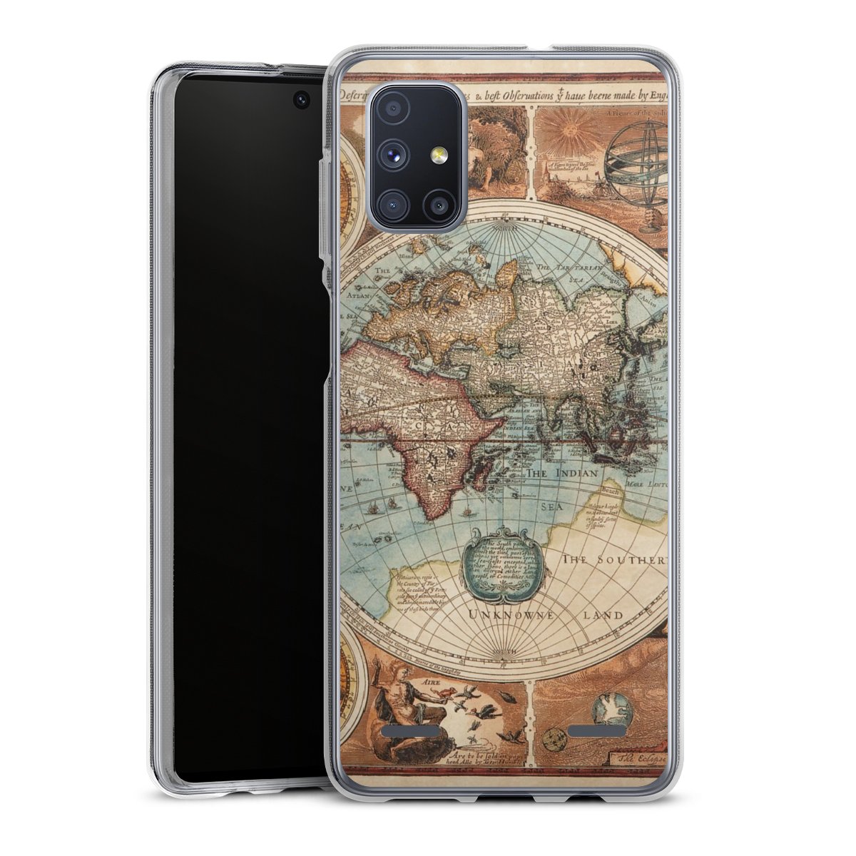 Mappa del mondo vintage
