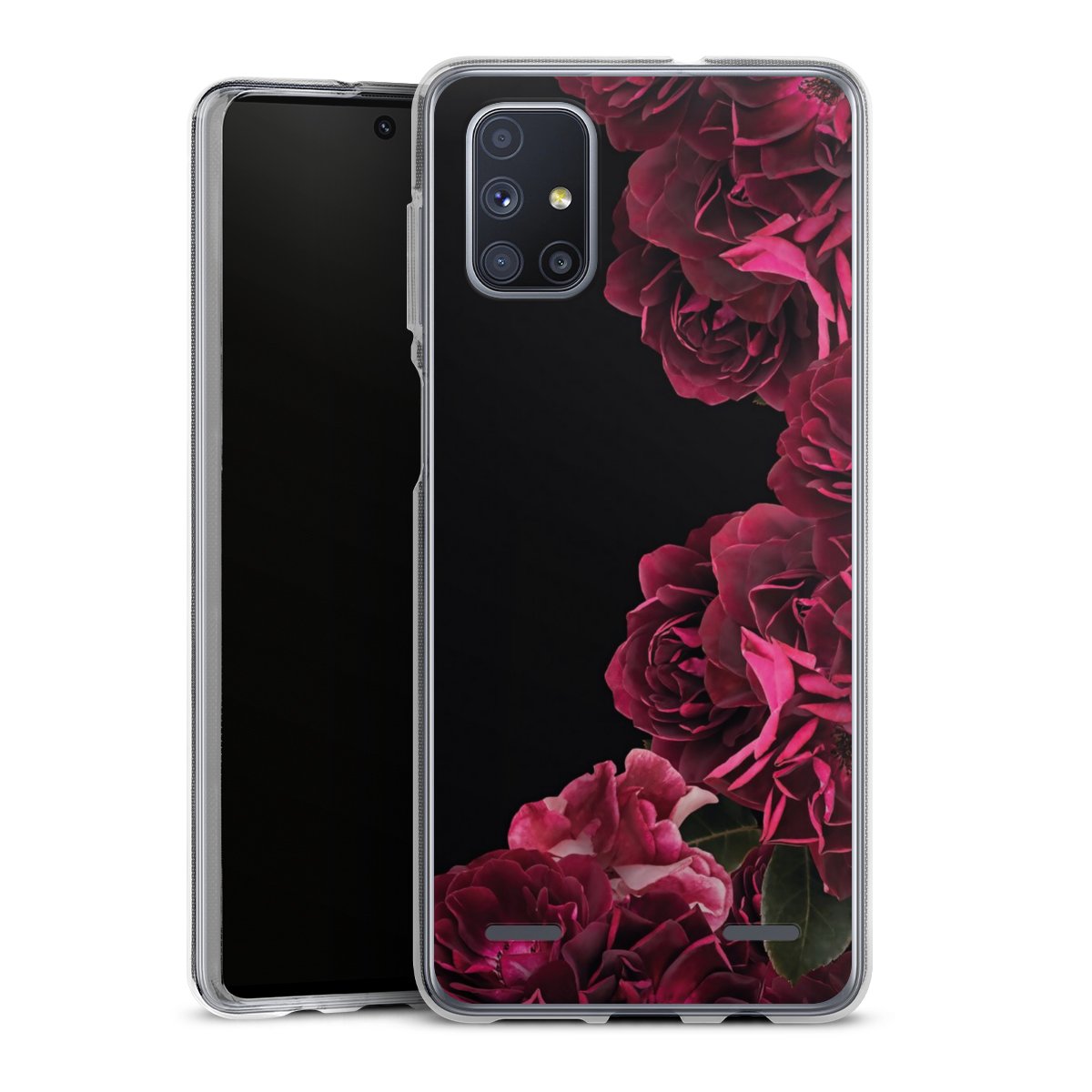 Rose vintage su nero