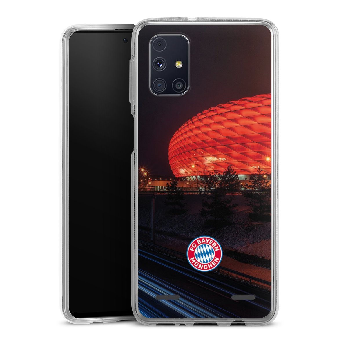 Allianz Arena bei Nacht FCB