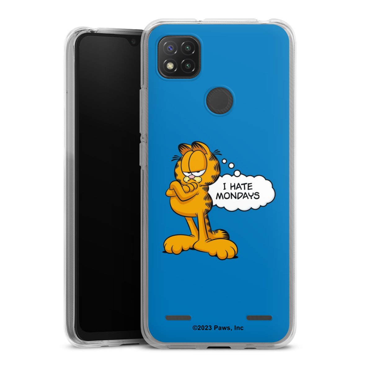 Garfield Ik haat maandagen blauw