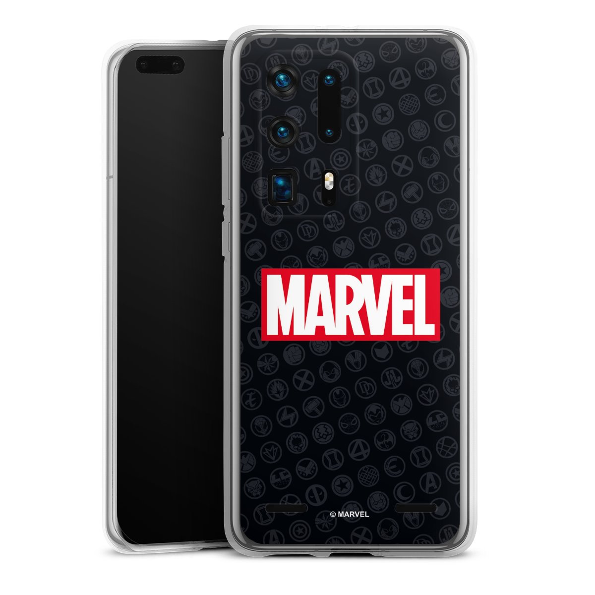 Marvel Logo Black Red 