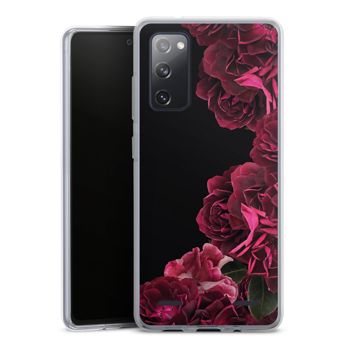 Rose vintage su nero