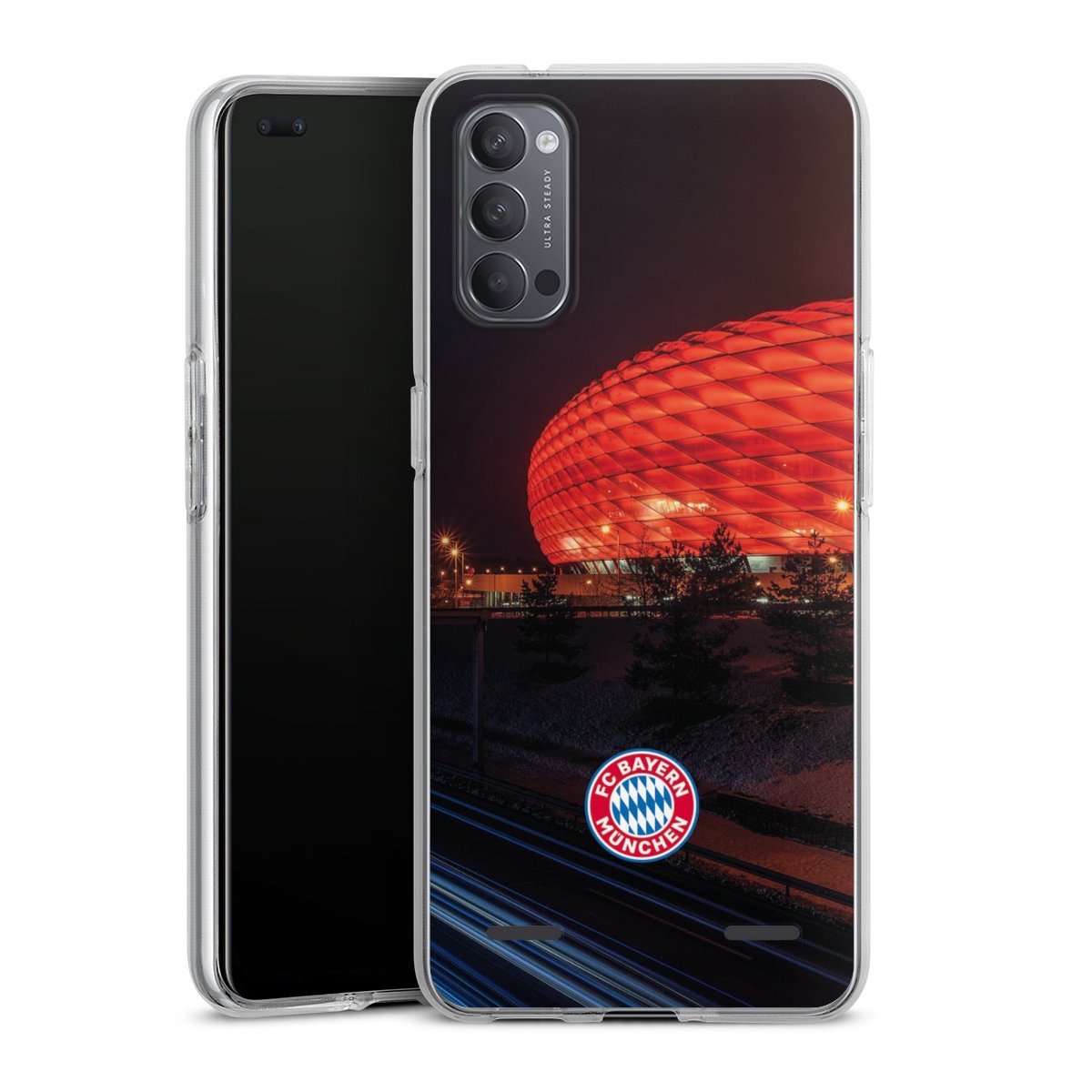 Allianz Arena bei Nacht FCB