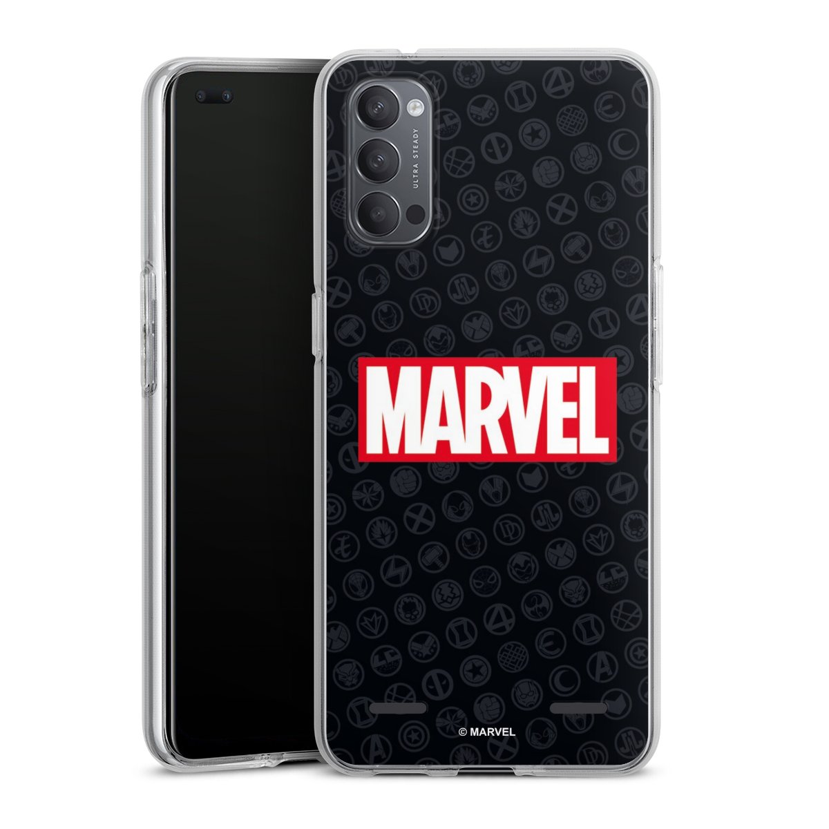 Marvel Logo Black Red 