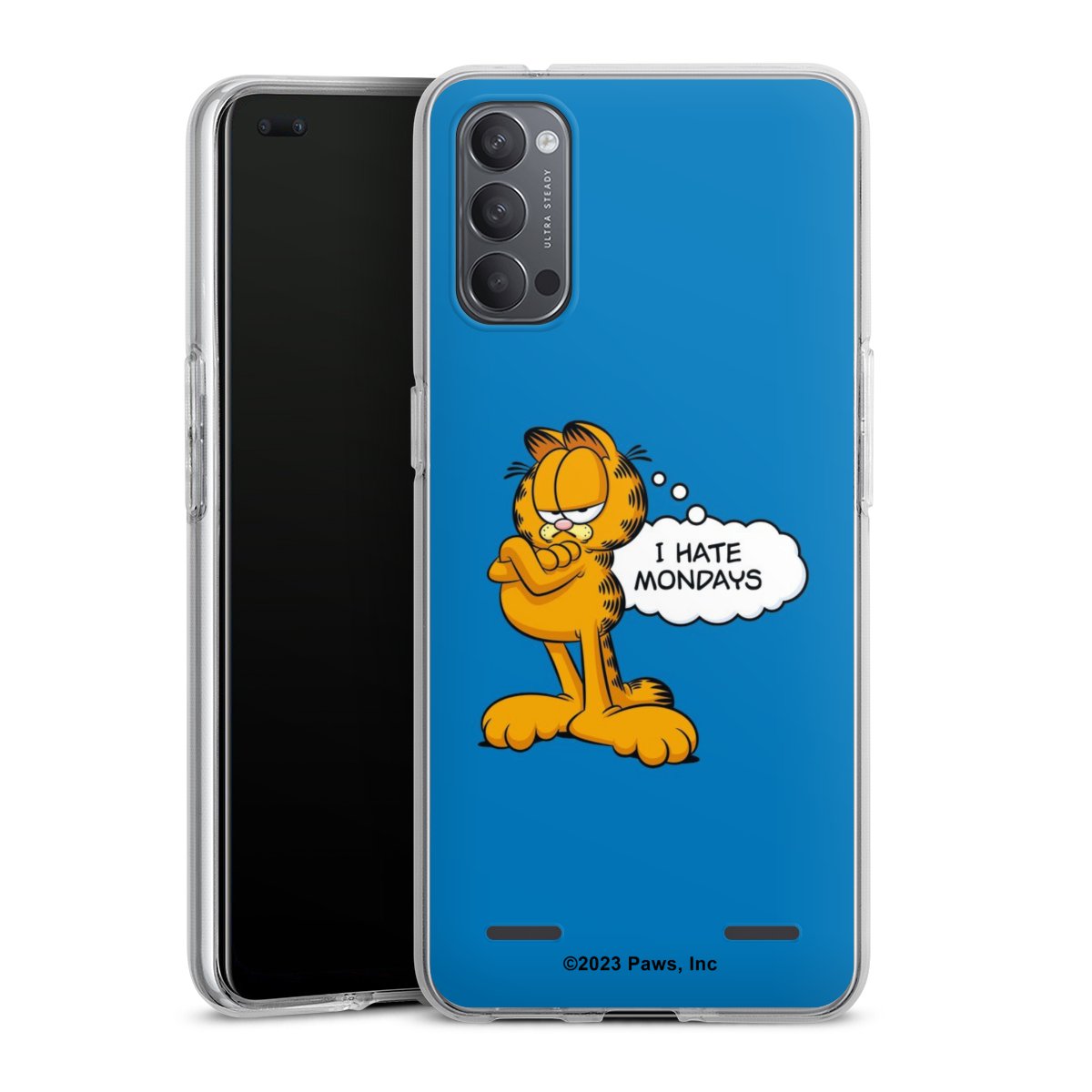 Garfield Ik haat maandagen blauw