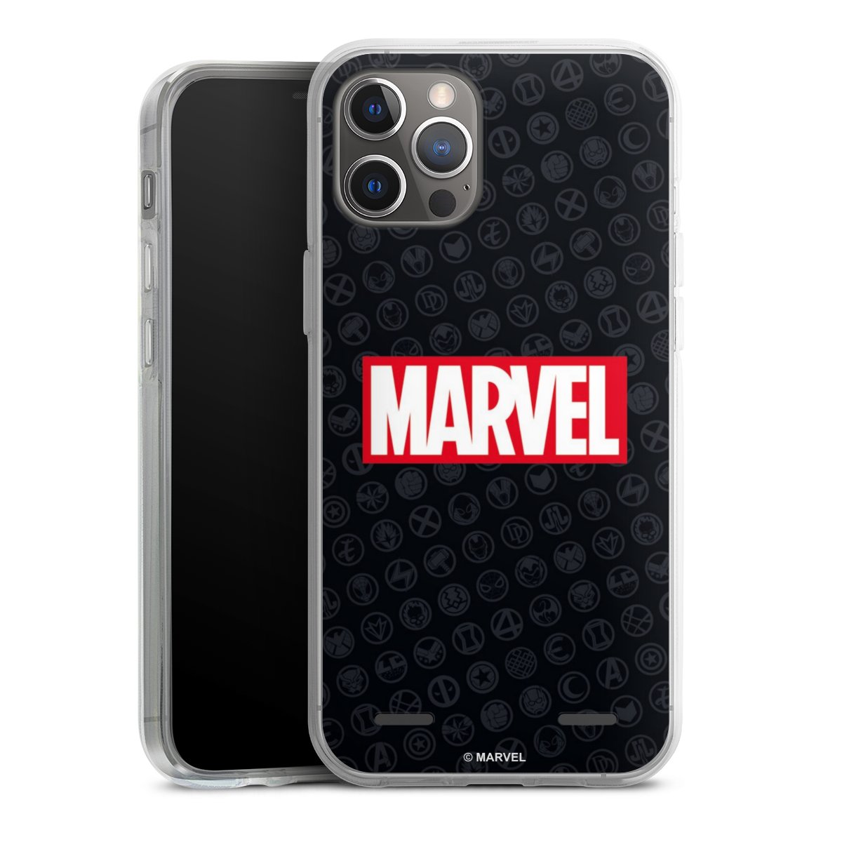 Marvel Logo Black Red 