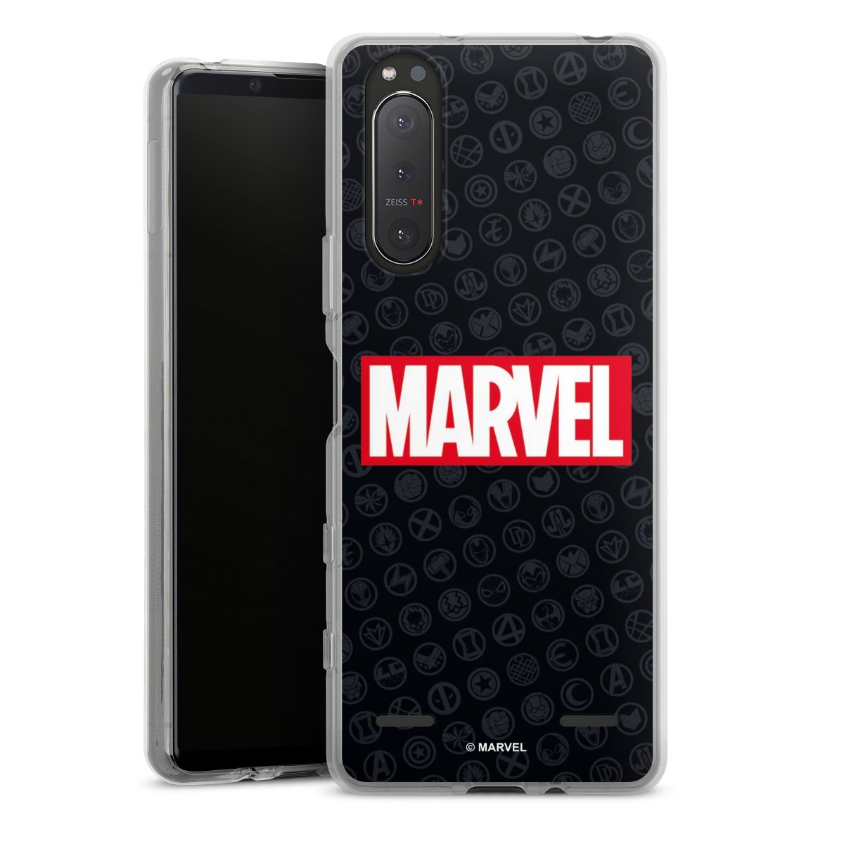 Marvel Logo Black Red 