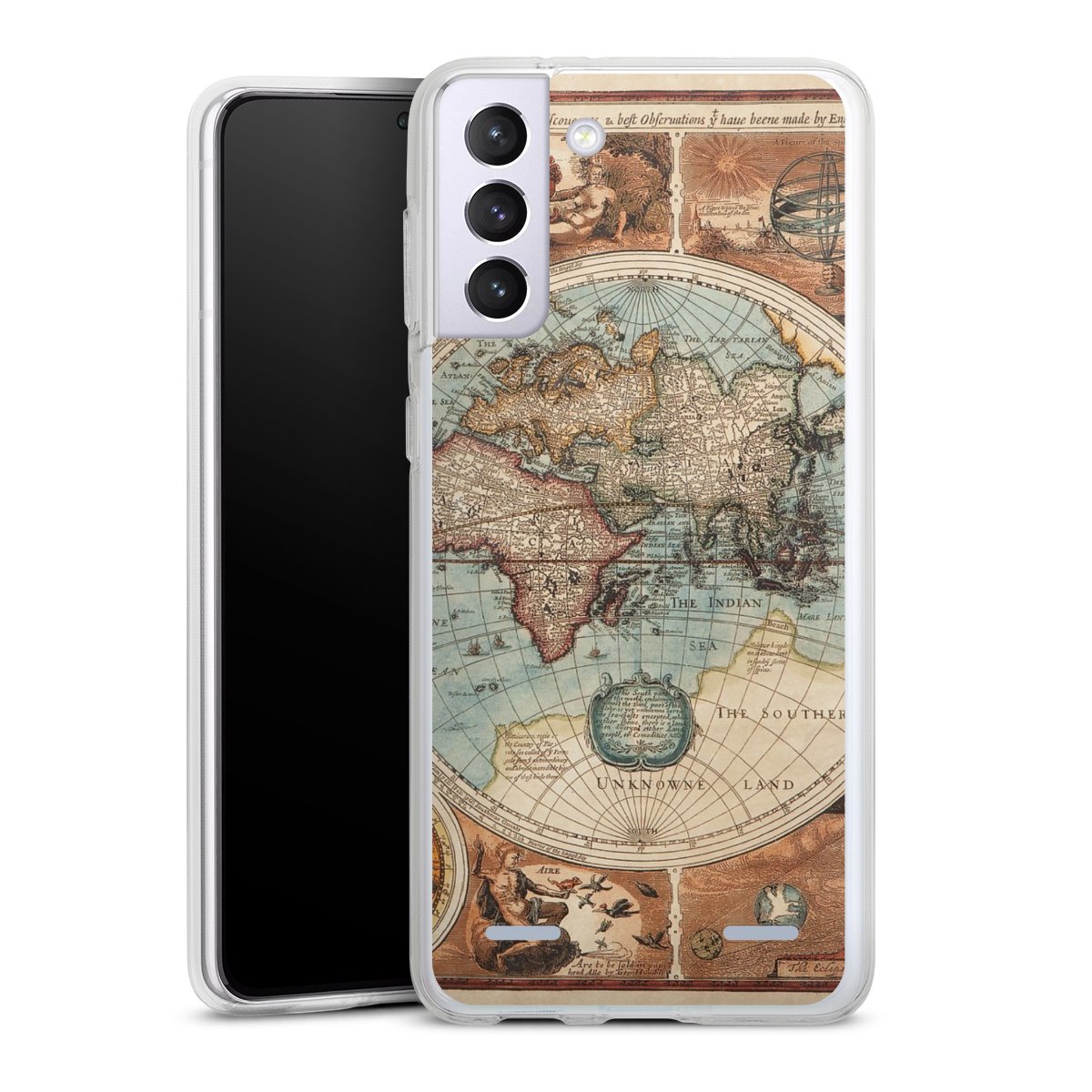 Mappa del mondo vintage