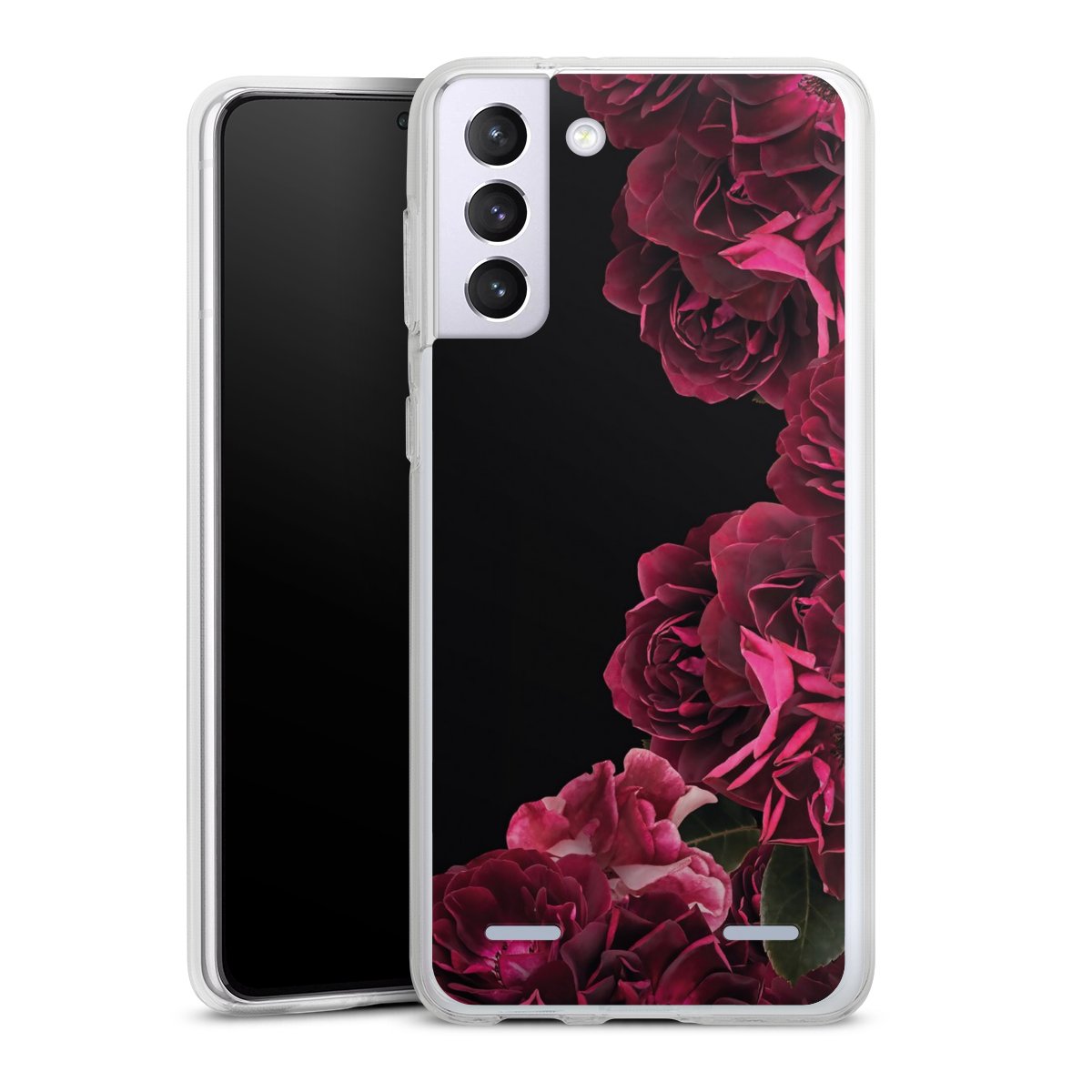 Rose vintage su nero