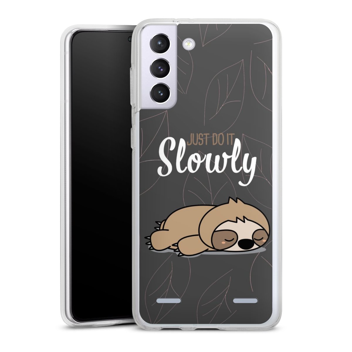 Just Do It Slowly Sloth Grey