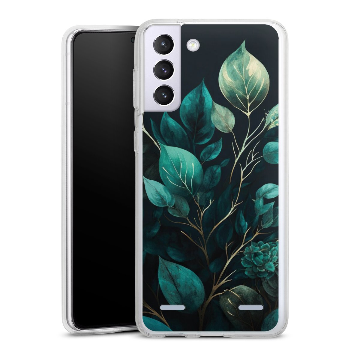 Eukalyptus dunkler Hintergrund