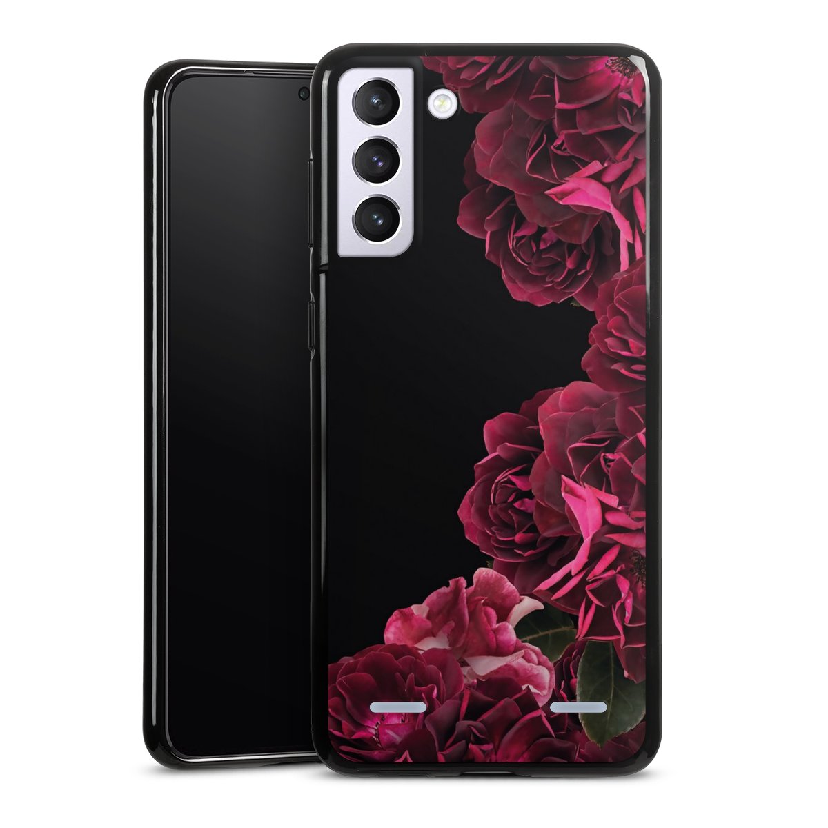 Rose vintage su nero