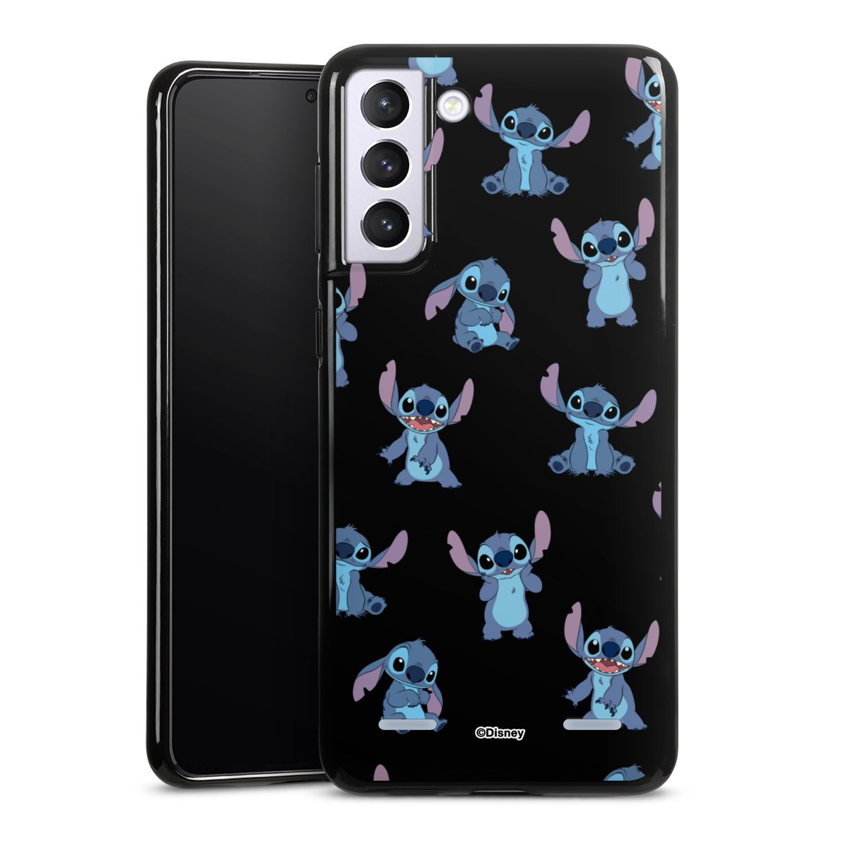 Stitch Faces Pattern Transparent