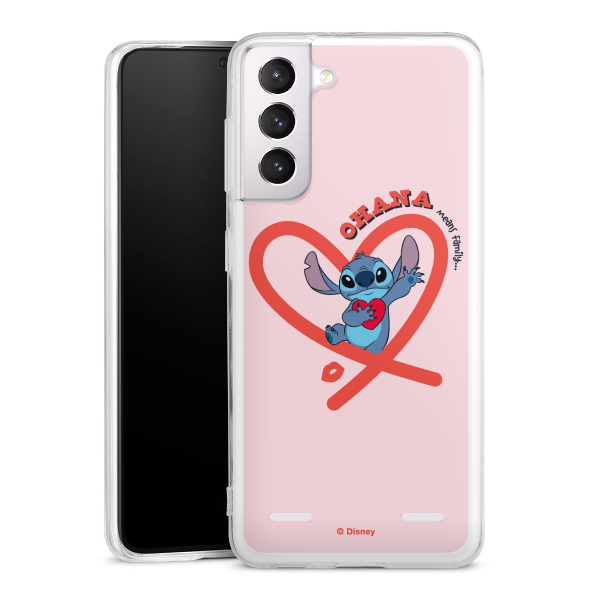 Stitch Ohana Cuore Rosa