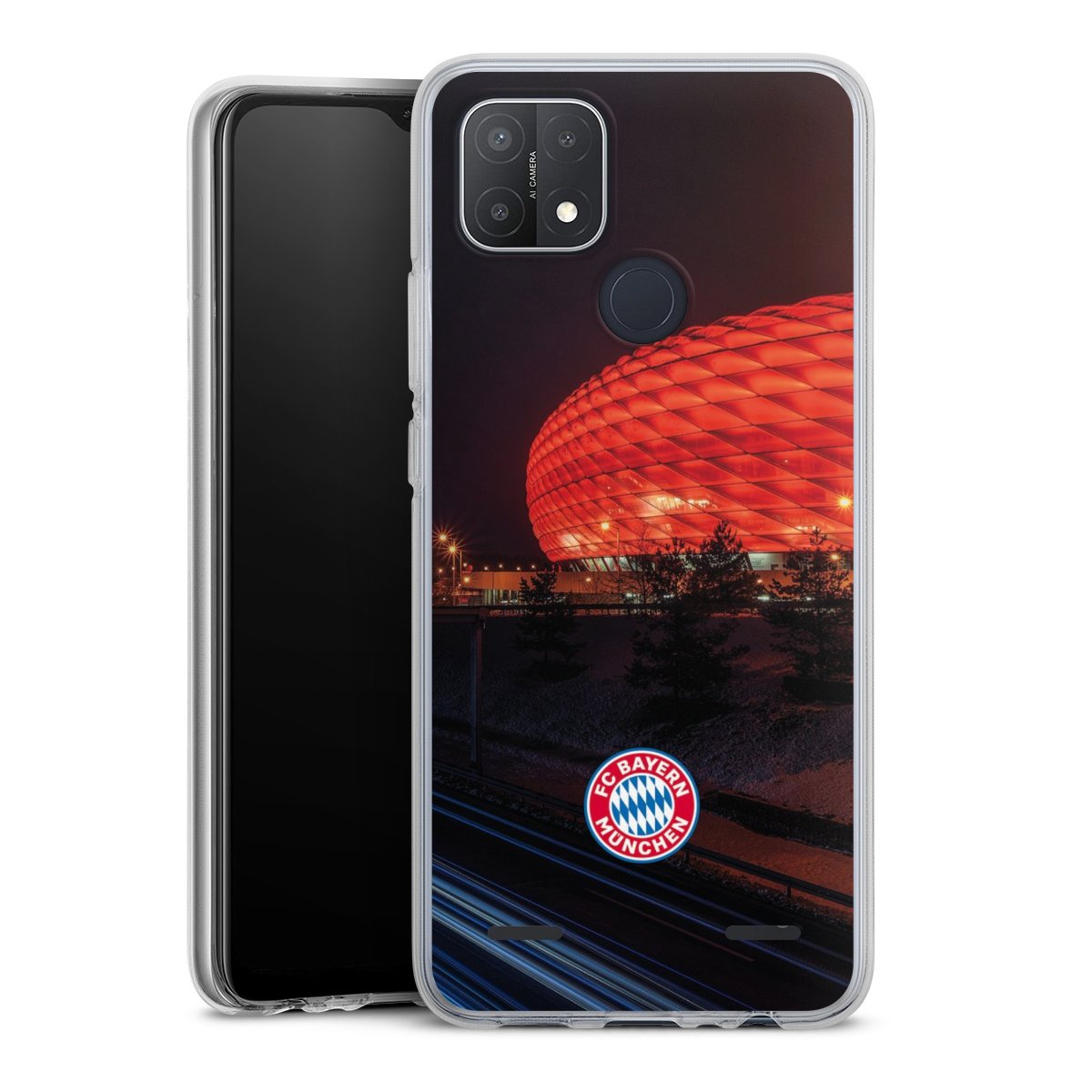 Allianz Arena bei Nacht FCB