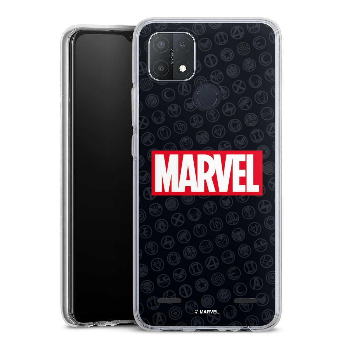 Marvel Logo Black Red 