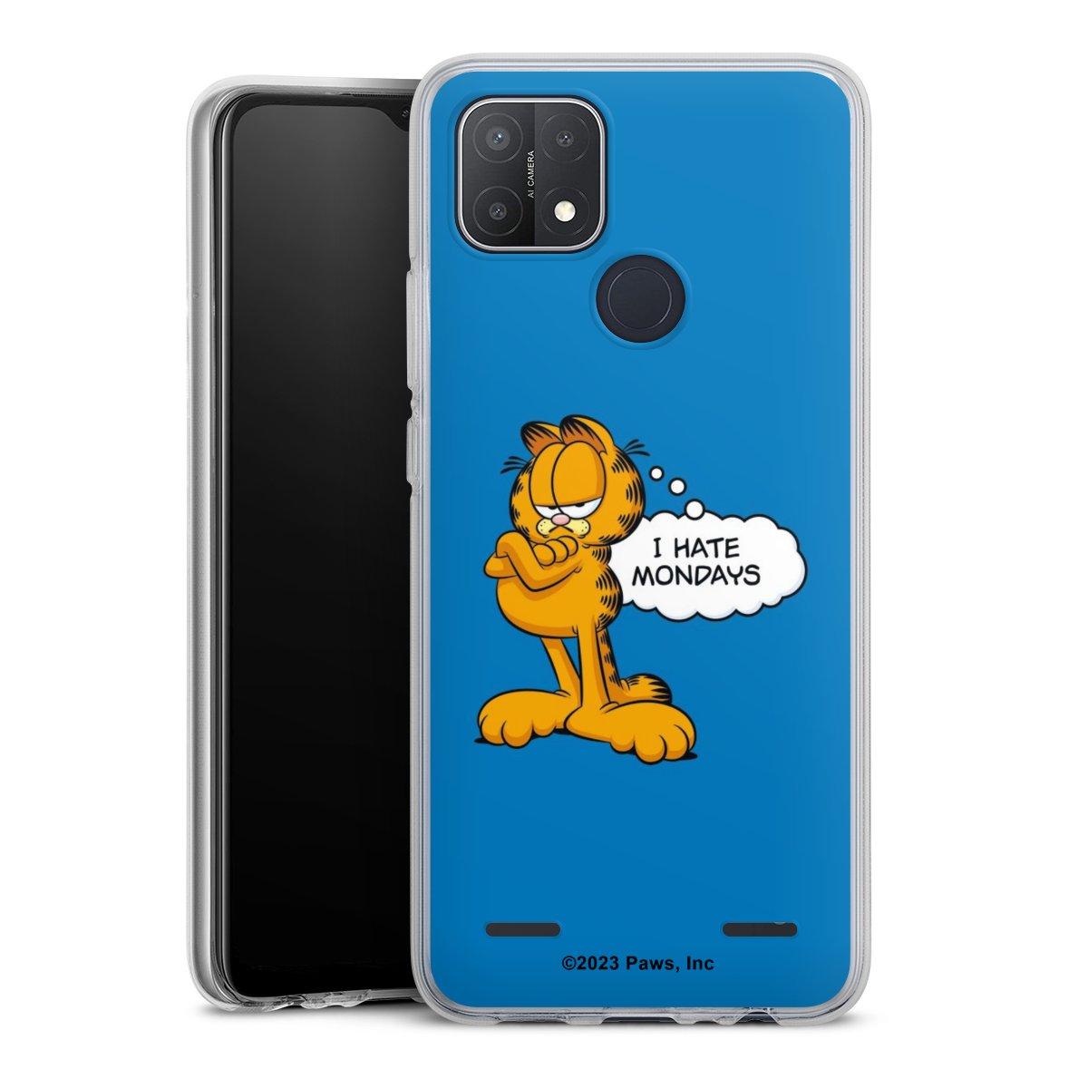 Garfield Ik haat maandagen blauw