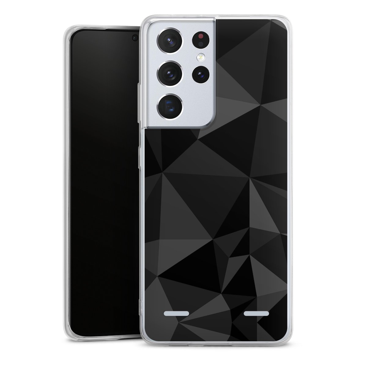 Motif Polygone Noir