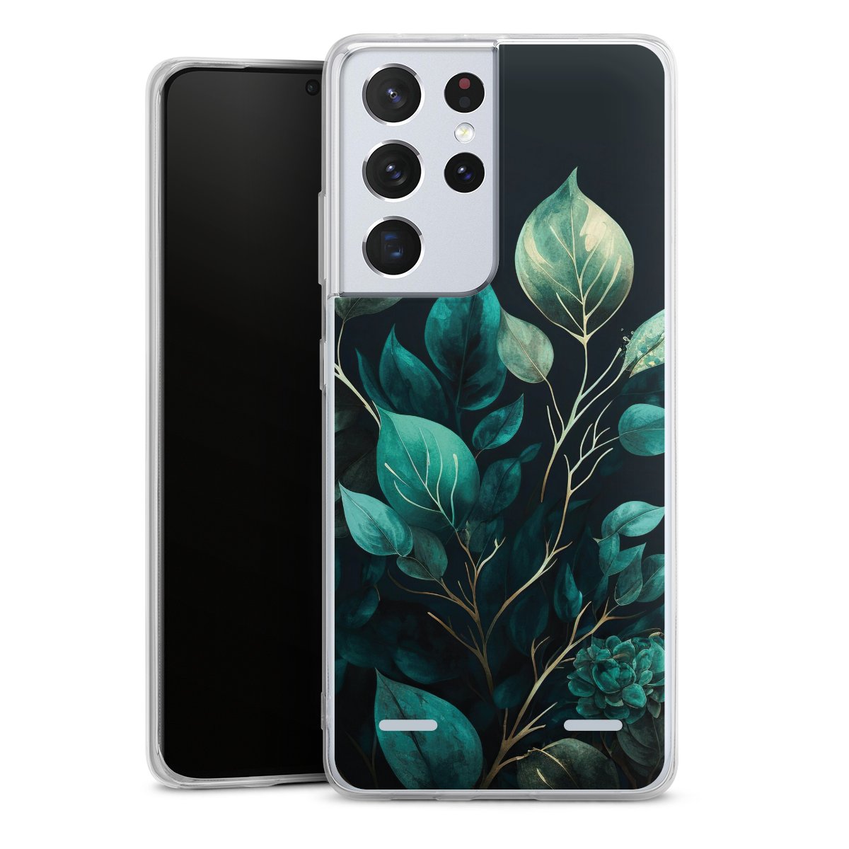 Eukalyptus dunkler Hintergrund