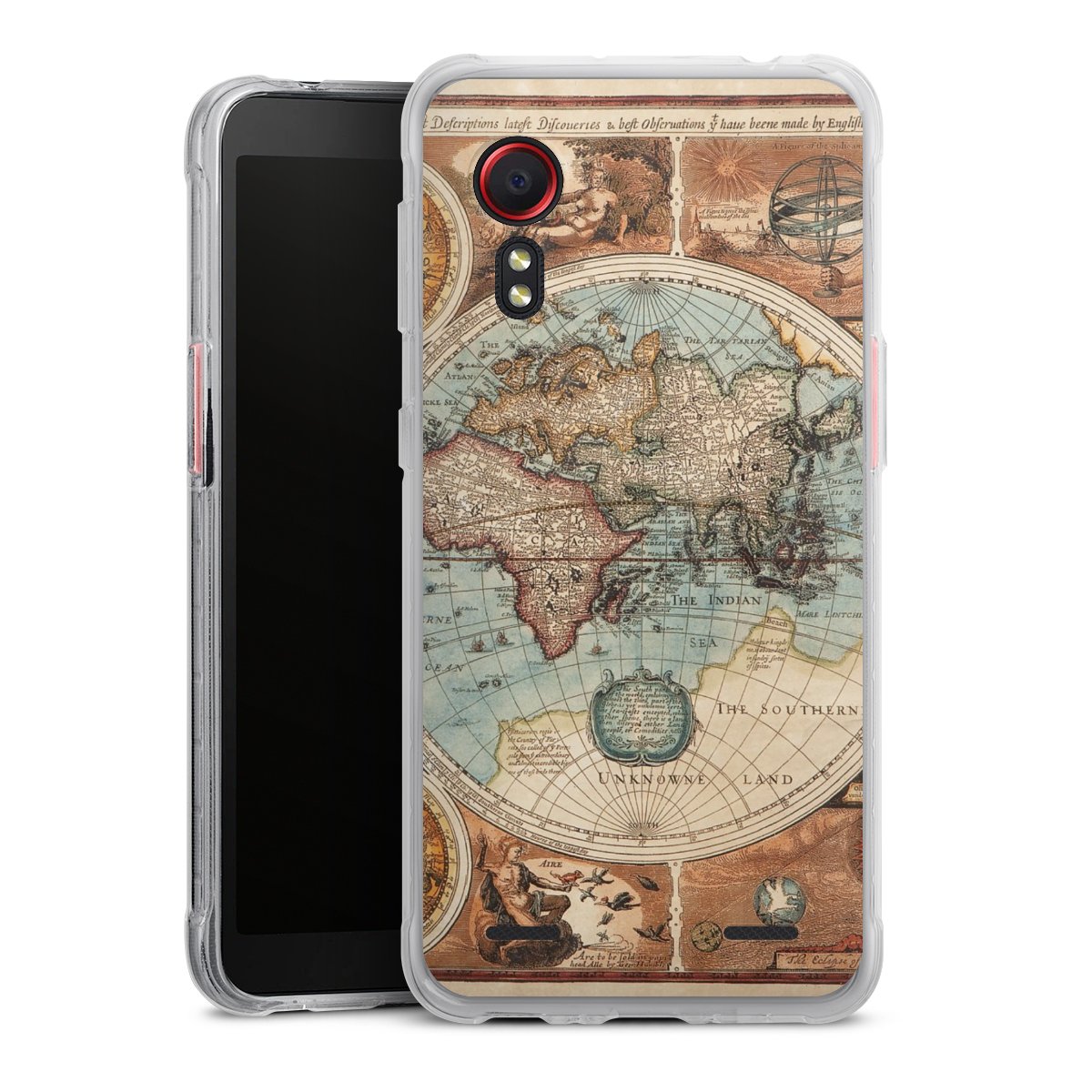 Mappa del mondo vintage