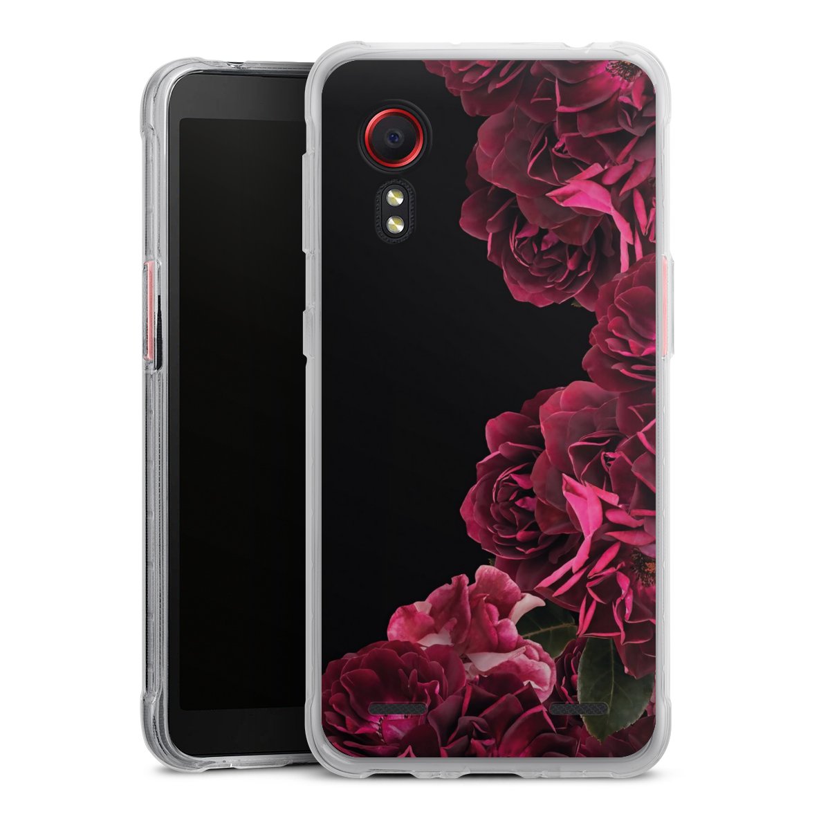 Rose vintage su nero