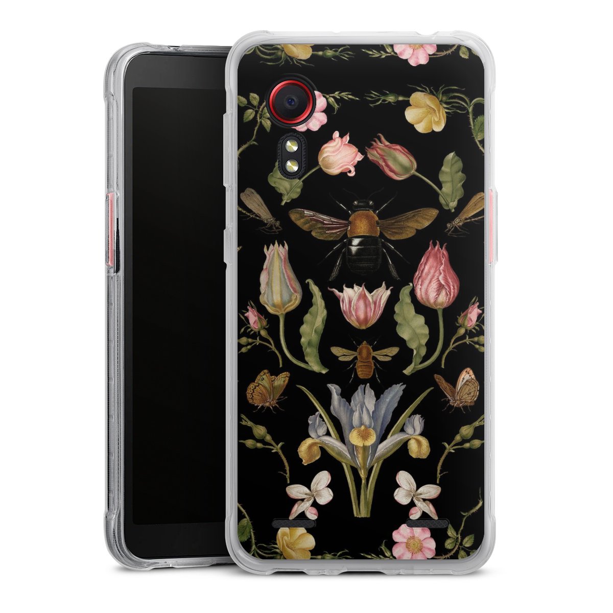 Veldbloemen en Bijen Zwart