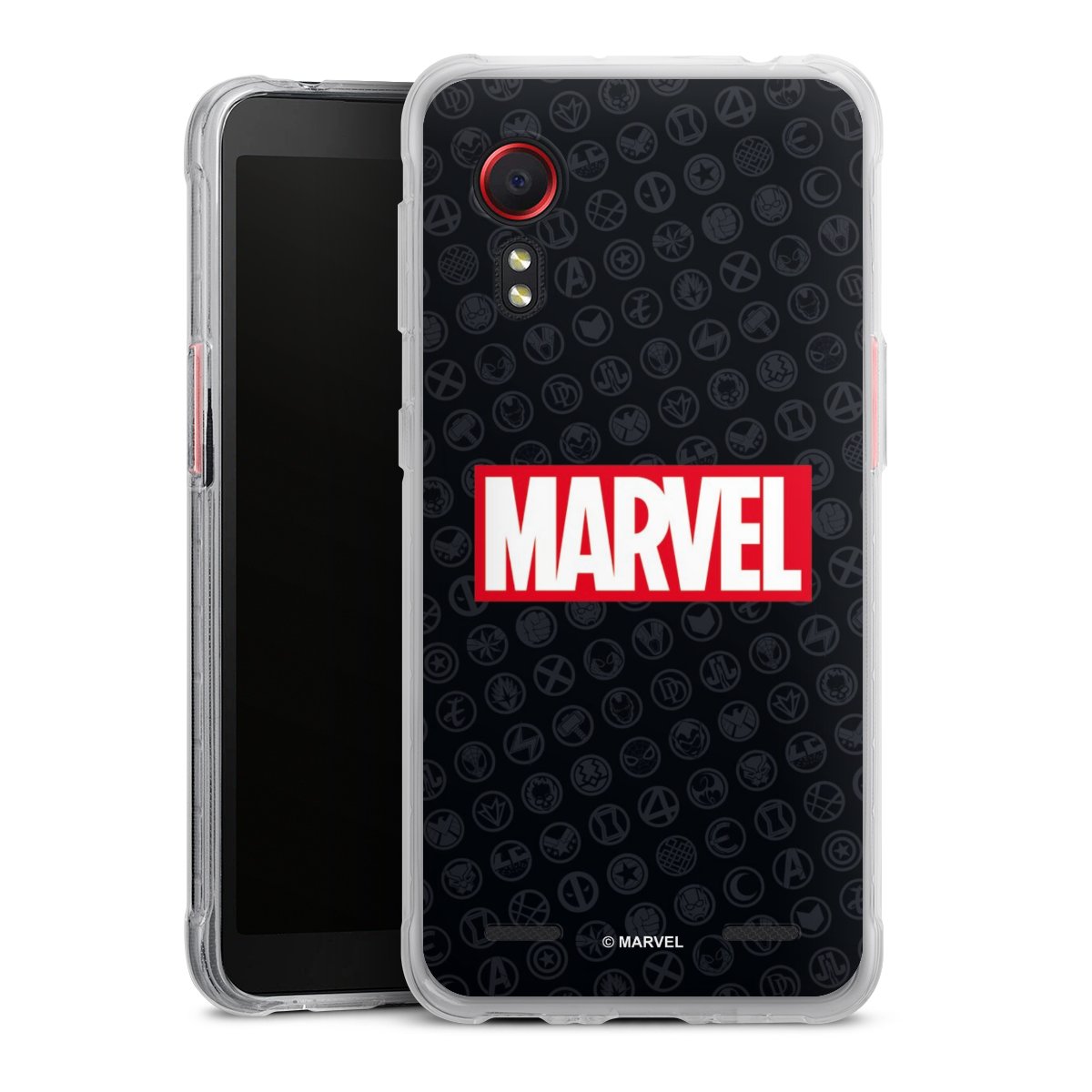 Marvel Logo Black Red 