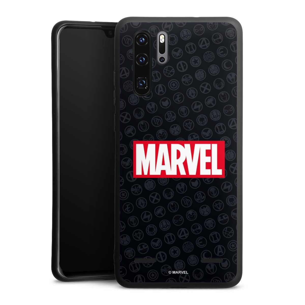 Marvel Logo Black Red 