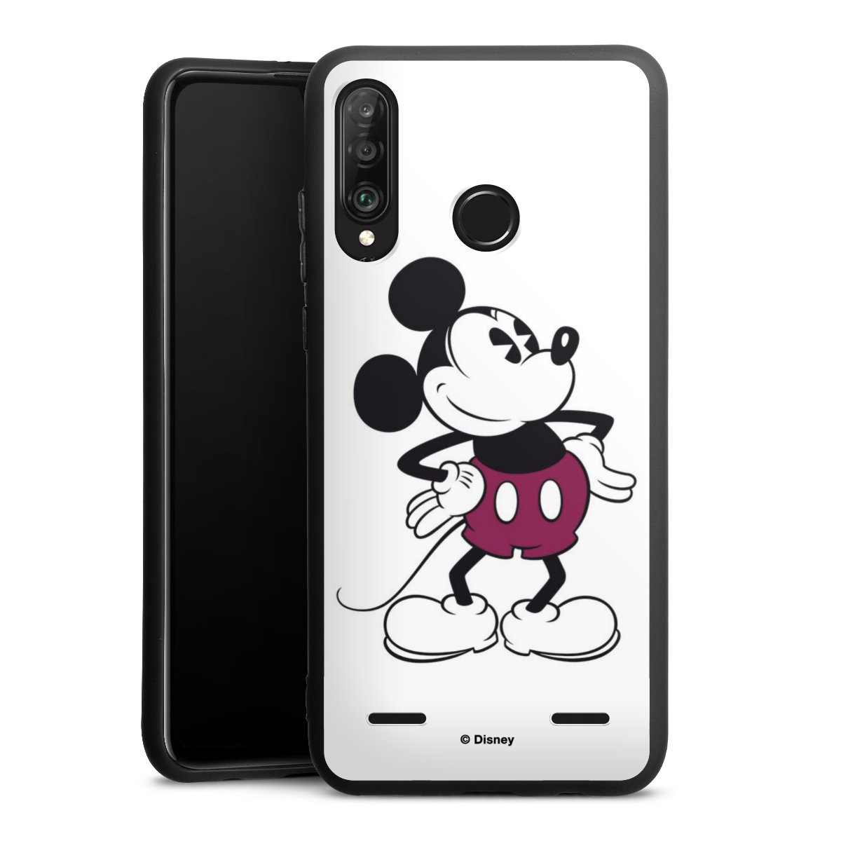 Mickey Mouse - Retro pour Coque collier seule (noir mat sans ...