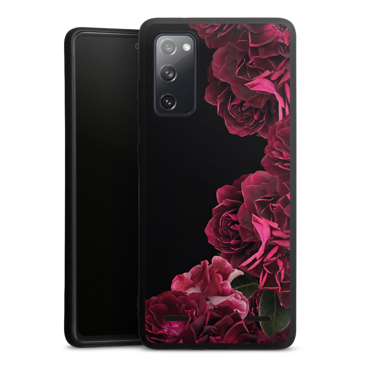 Rose vintage su nero