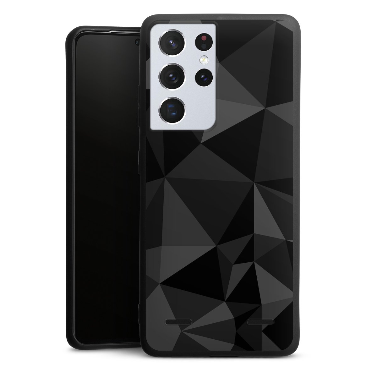 Motif Polygone Noir