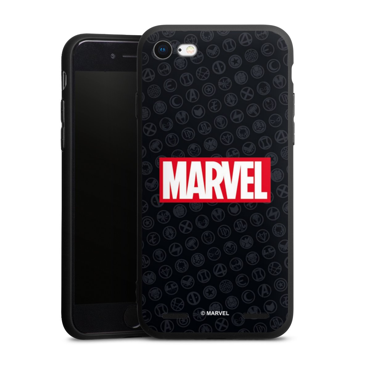 Marvel Logo Black Red 