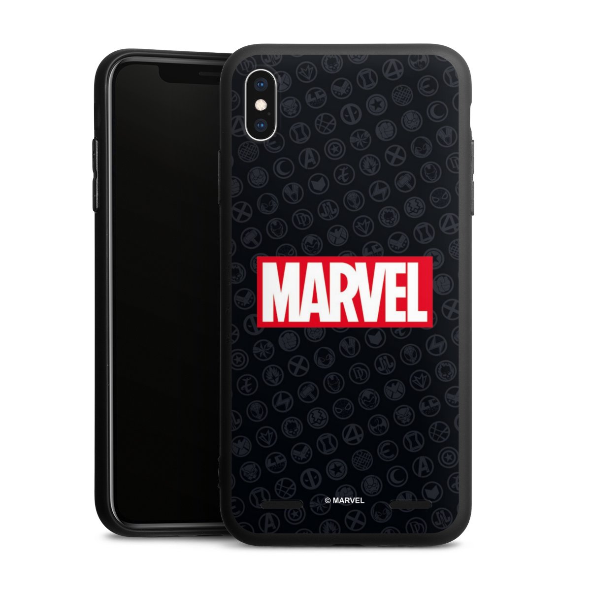 Marvel Logo Black Red 