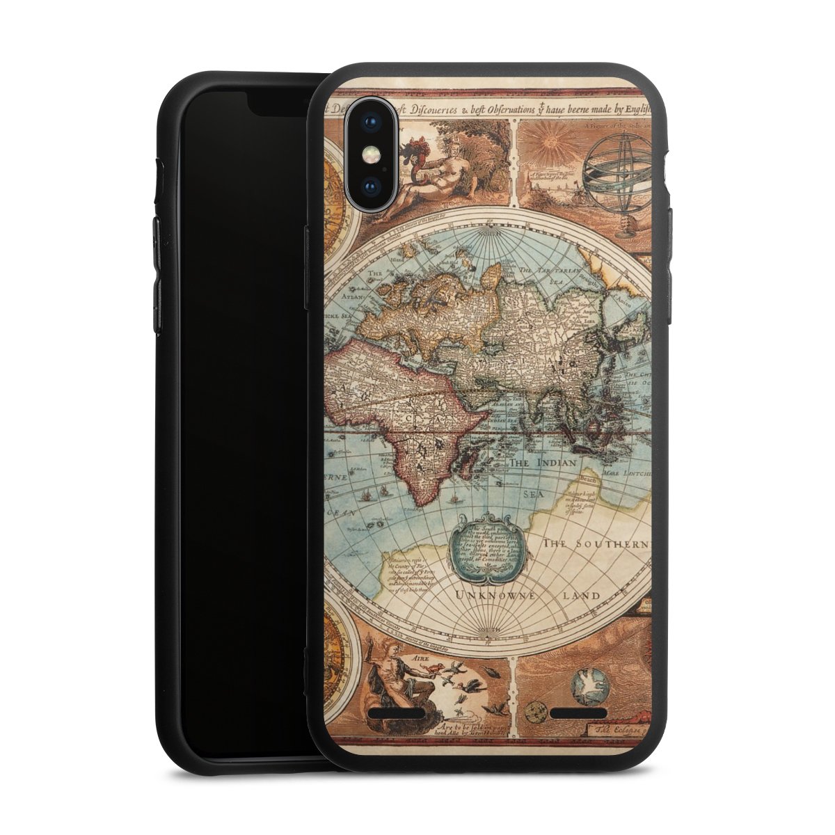 Mappa del mondo vintage