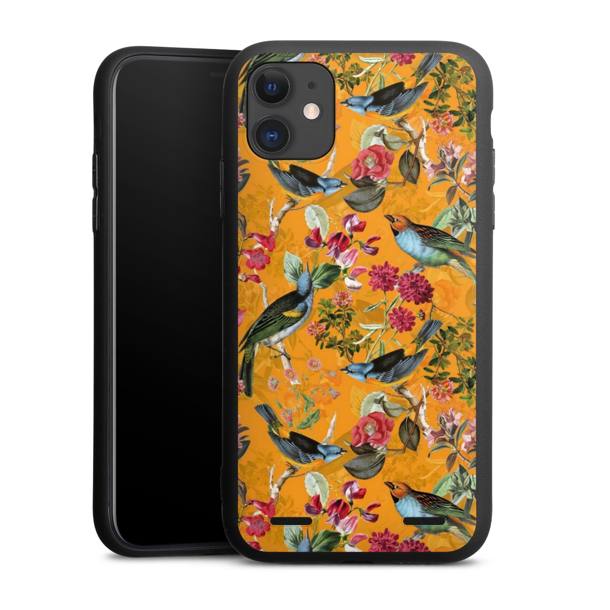 Vogels Bloemen Behang