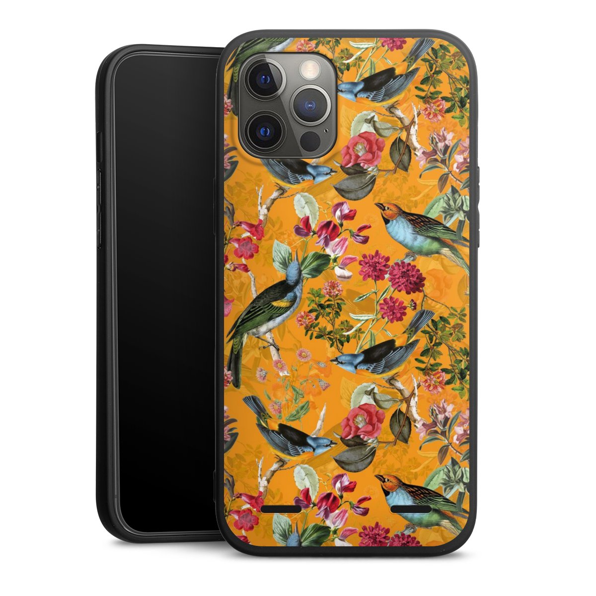 Vogels Bloemen Behang