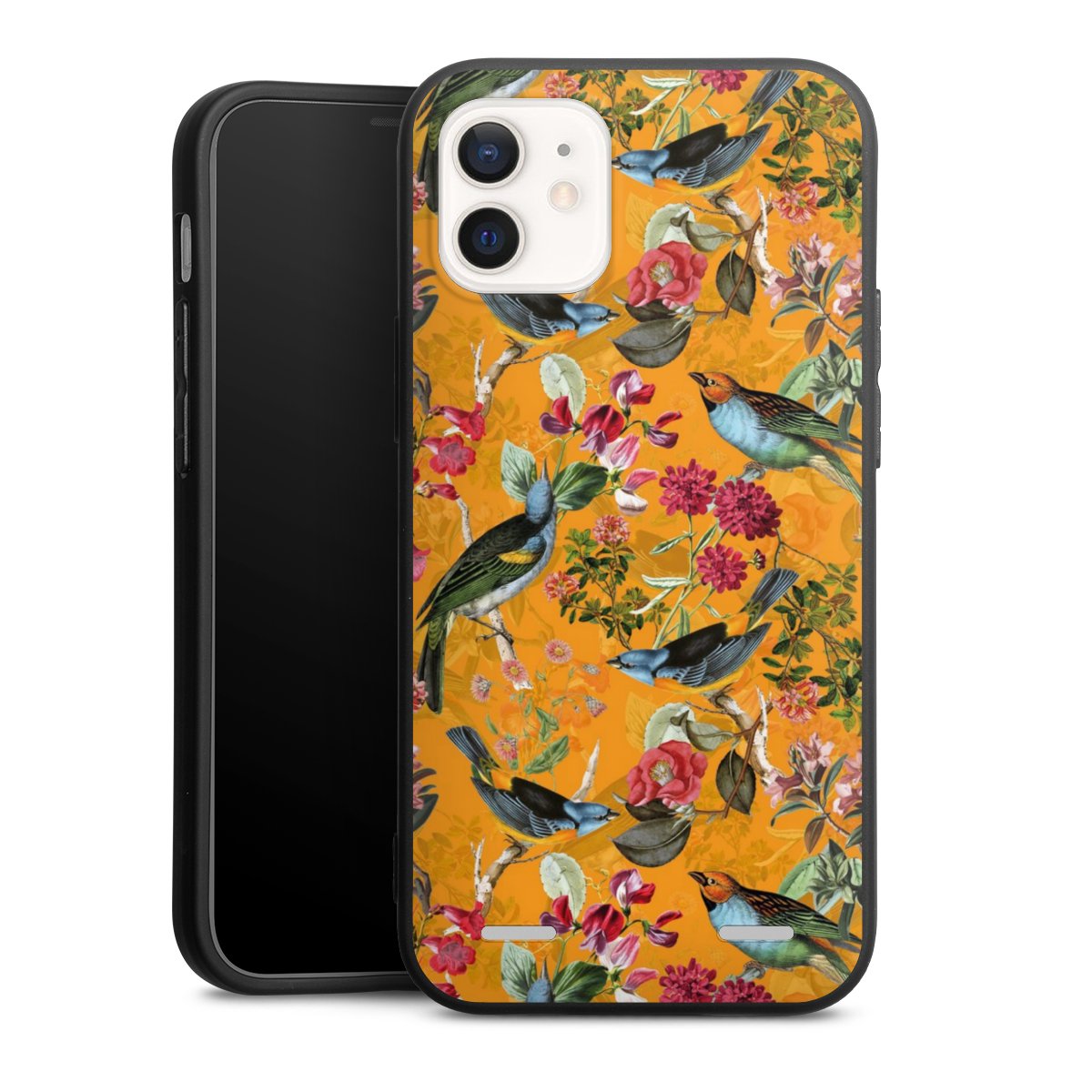 Vogels Bloemen Behang