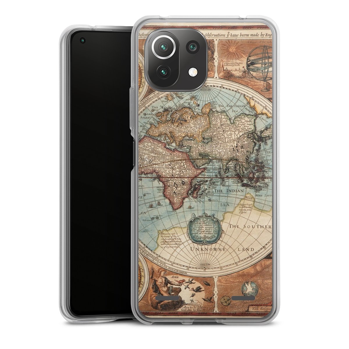 Mappa del mondo vintage